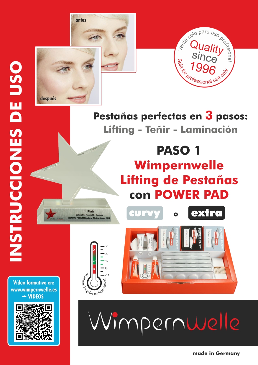 Instrucciones Lifting de Pestañas POWER PAD